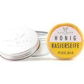 HASLINGER-Honig Shaving Soap in Metal