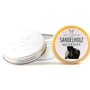 HASLINGER-SPA Sandelholz Shaving Soap in Metal