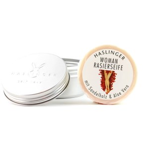 HASLINGER-Woman Shaving Soap in Metal
