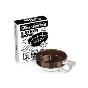 Mr Fine Brown Stoneware Lathering Bowl