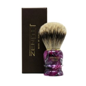 ZENITH SHAVING BRUSH 27mm-Silvertip Manchurian Badger