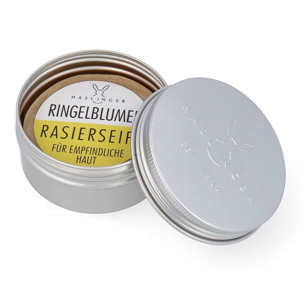 HASLINGERRingelblumen Shaving Soap in Metal BLADE SHAVING SHOP AUSTRALIA