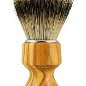 Razorock Silvertip Olive Wood