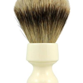 Razorock Silvertip Barber Handle - White
