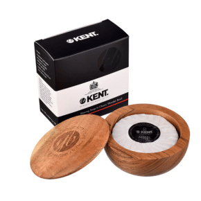 KENT SHAVING SOAP & WOODEN BOWL