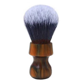 YAQI Tuxedo Molten Brown Shaving Brush 24