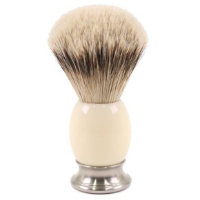 YAQI - White Classy Silvertip Brush