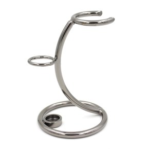 VSHOD™ - SILVER Deluxe Shaving Brush + Safety Razor Stand