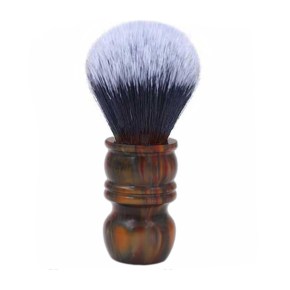 YAQI - COLOURFUL BROWN VEGAN Synthetic Shaving Brush