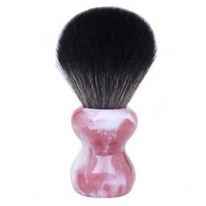 YAQI SYNTHETIC / PINK MARBLE RESIN - HANDLE BRUSH - 24mm