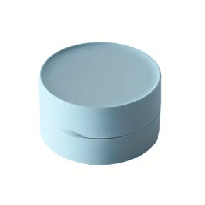 VSHOD - Plastic Shaving Soap Container - Blue 8cm