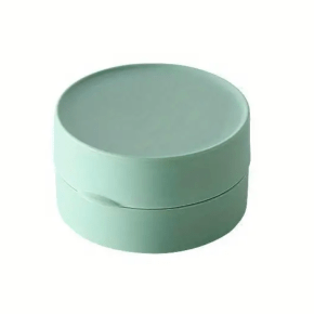 VSHOD - Plastic Shaving Soap Container - Green 8cm