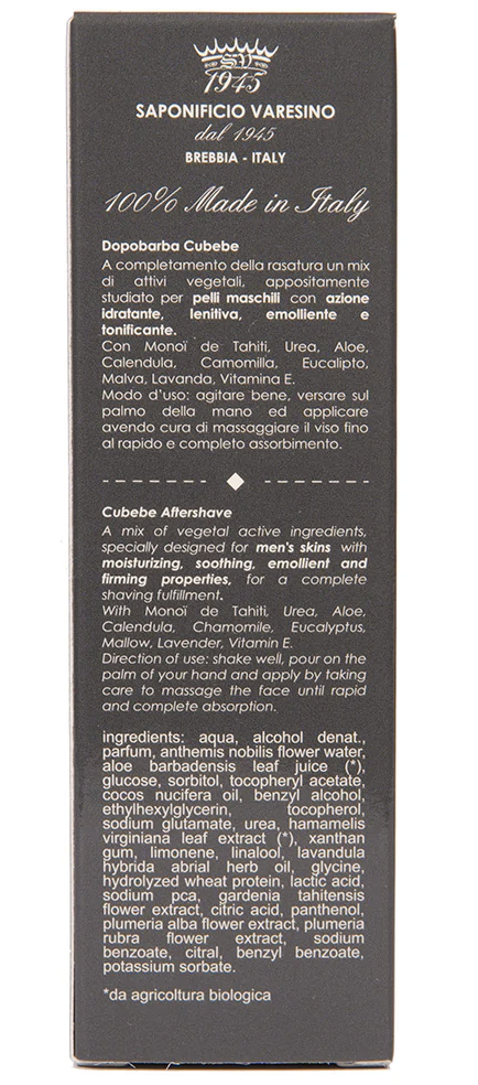 Saponificio Varesino After Shave Cubebe 125ml - Image 3