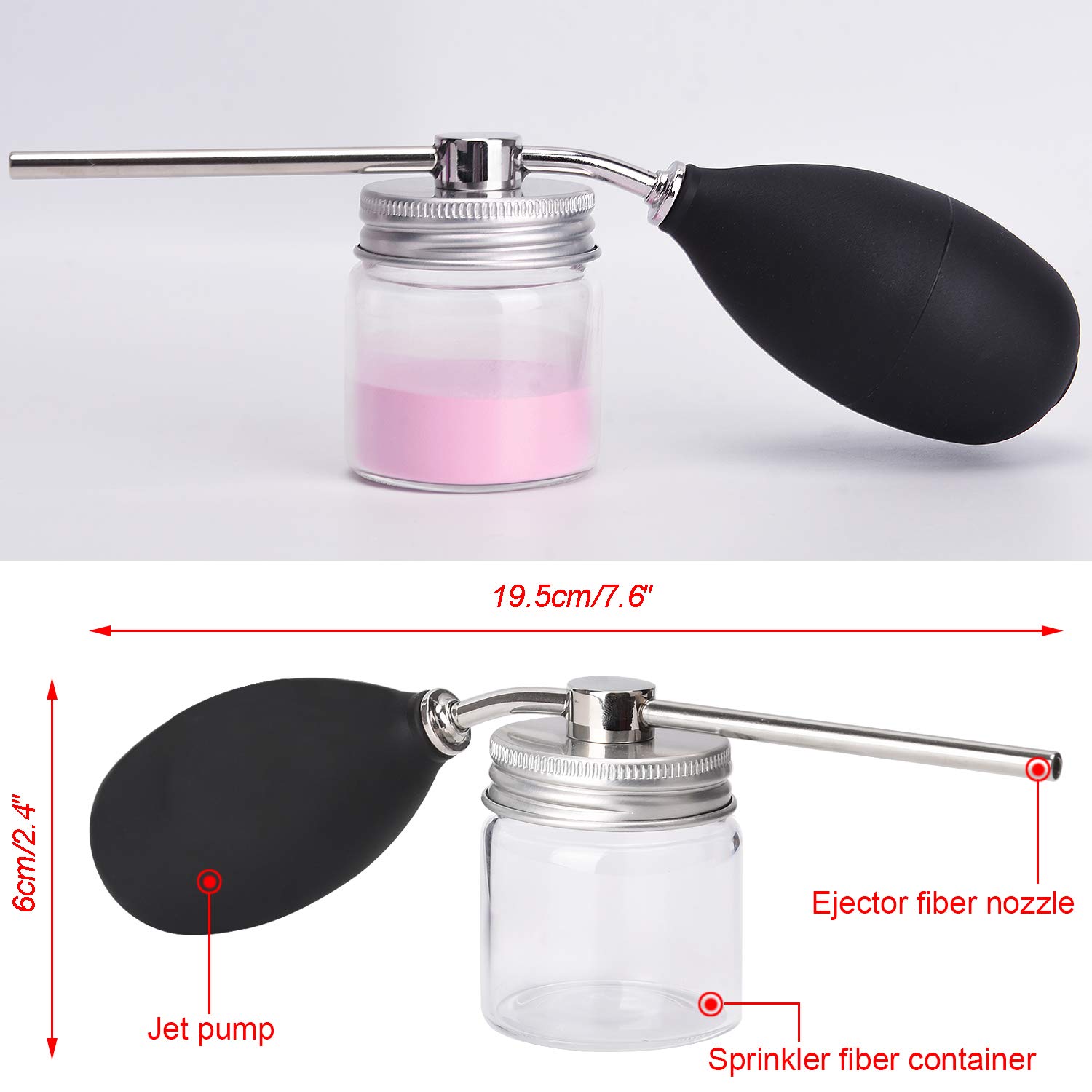 VSHOD - Refillable Barber Powder Spray Bottle - TALC Powder Blower - Image 3