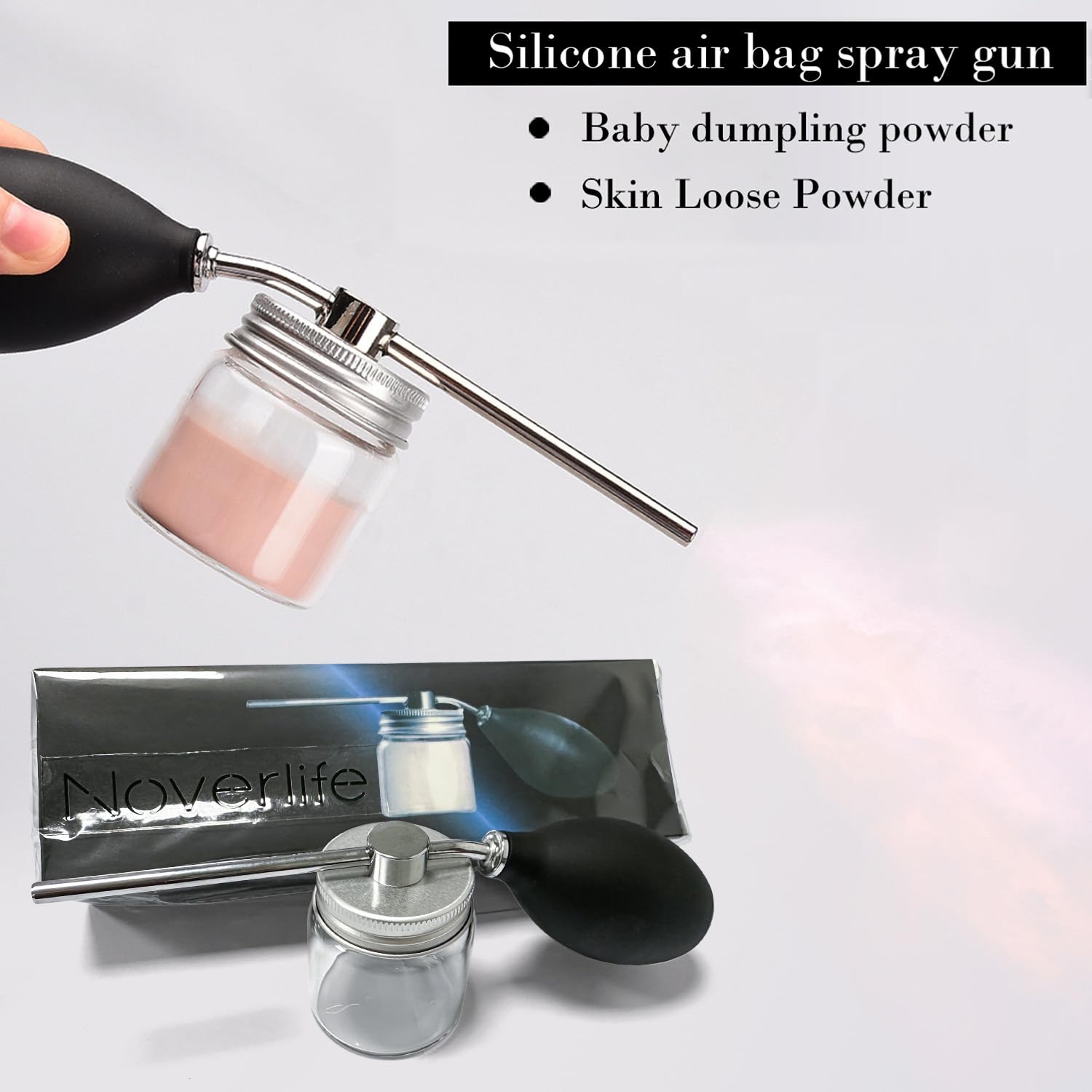 VSHOD - Refillable Barber Powder Spray Bottle - TALC Powder Blower - Image 5