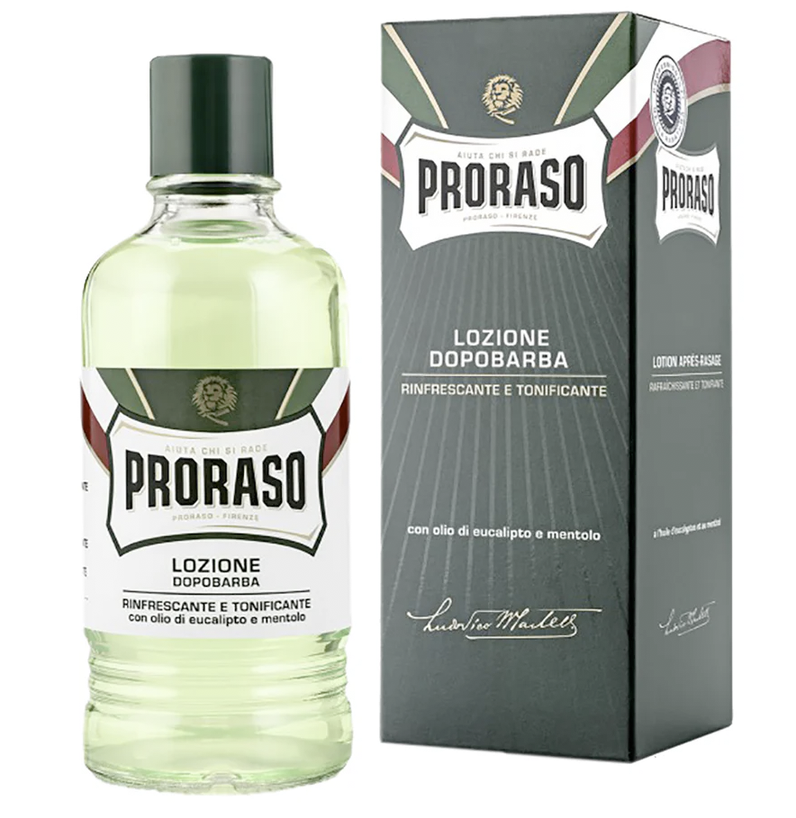 Proraso Aftershave Lotion Refresh Eucalyptus & Menthol 400 ml Barbers Style