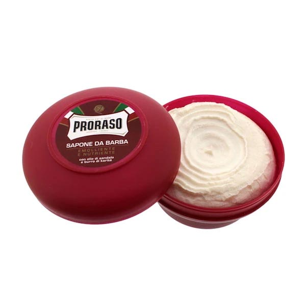 PRORASO - RED Shaving Soap in a Bowl - Sandalwood - Image 2