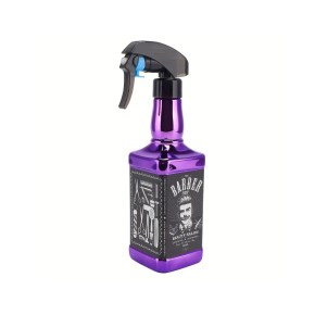Barbers Electroplated Plastic Spray Bottle - Purple