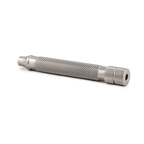 RazoRock HOLLOW HD LONG (100mm) Handle - 316L Stainless Steel