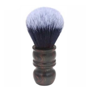YAQI - COLOURFUL ( DARK BROWN LAVA ) VEGAN SYNTHETIC SHAVING BRUSH 24mm
